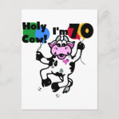 Heilige Koe Ik ben 70 T-shirts en cadeautjes Briefkaart (Voorkant)