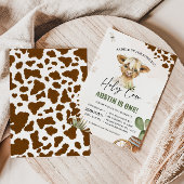 Heilige Koe, ik ben een Cowboy Highland Koe Verjaa Kaart