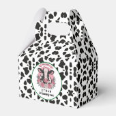 Heilige Koe, ik ben een Cowgirl 1e verjaardagsfees Bedankdoosjes (Achterkant)