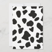 Heilige Koe, ik ben een Cowgirl 1e verjaardagsfees Kaart (Achterkant)