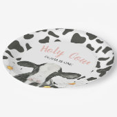 Heilige Koe Ik ben een Daisy Papieren Bordje (Gekanteld)