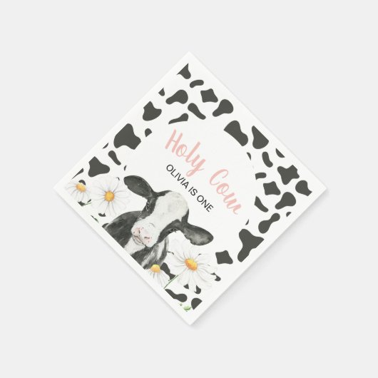 Heilige Koe Ik ben een Daisy Servet (Hoek)