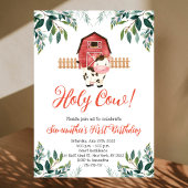 Heilige Koe Ik ben een groen verjaardagsfeestje Kaart