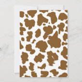 Heilige Koe Ik ben een Highland Koe 1e Verjaardag Kaart (Achterkant)