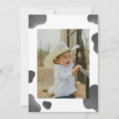 Heilige Koe, ik ben een Highland Koe 1e verjaardag Kaart (Achterkant)