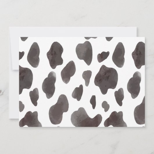 Heilige Koe Ik ben een Highland Koe Meisje 1e Verj Kaart (Achterkant)