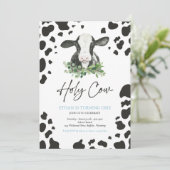 Heilige Koe Ik Ben Een Jongensranch Boerderij Verj Kaart (Staand voorkant)