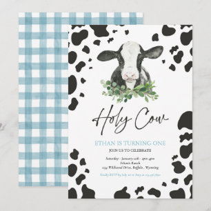 Heilige Koe Ik Ben Een Jongensranch Boerderij Verj Kaart