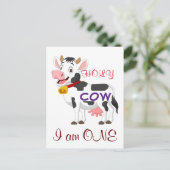 Heilige Koe, ik ben een kinder Briefkaart (Staand voorkant)