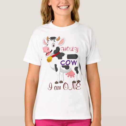 Heilige Koe, ik ben een kinder T-shirt (Voorkant)