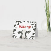 Heilige Koe Ik ben een Koe Afdrukdag Dank je wel Kaart (Voorkant)