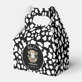 Heilige Koe Ik ben een Koe Meisje 1e Verjaardag Bedankdoosjes