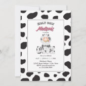 Heilige Koe Ik ben Een Koe Print Boerderij Verjaar Kaart (Voorkant)