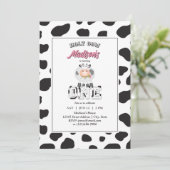 Heilige Koe Ik ben Een Koe Print Boerderij Verjaar Kaart (Staand voorkant)