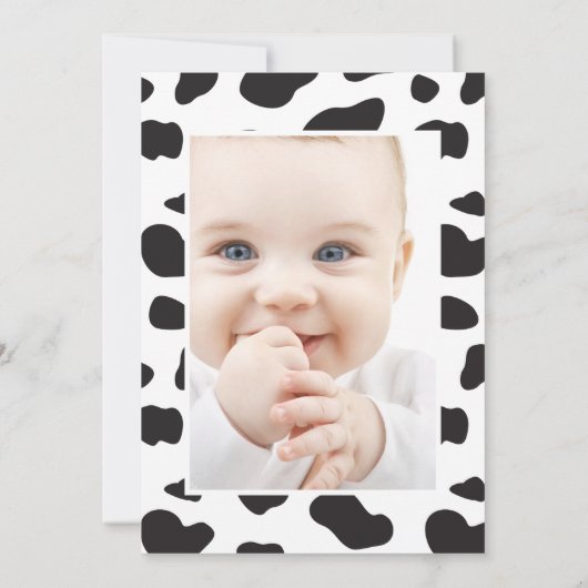 Heilige Koe Ik ben Een Koe Print Boerderij Verjaar Kaart (Achterkant)