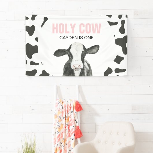 Heilige Koe Ik ben een Koe printbanner Spandoek (Insitu)