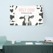 Heilige Koe Ik ben een Koe printbanner Spandoek (Beurs)