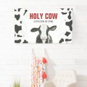 Heilige Koe Ik ben één Koe, zaterdag... Spandoek (Insitu)