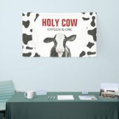 Heilige Koe Ik ben één Koe, zaterdag... Spandoek (Beurs)