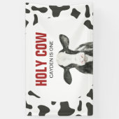 Heilige Koe Ik ben één Koe, zaterdag... Spandoek (Verticaal)