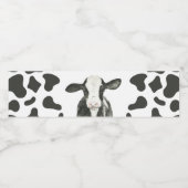 Heilige Koe Ik ben één Koe, zaterdag... Waterfles Etiket (Enkel label)