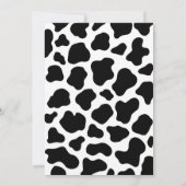 Heilige Koe Ik Ben Een Koeienprint 1e Verjaardagsu Kaart (Achterkant)