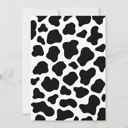 Heilige Koe Ik Ben Een Koeienprint 1e Verjaardagsu Kaart (Achterkant)