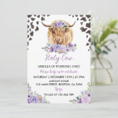 Heilige Koe Ik Ben Een Meisje Eerste Verjaardagsui Kaart (Staand voorkant)