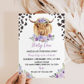 Heilige Koe Ik Ben Een Meisje Eerste Verjaardagsui Kaart