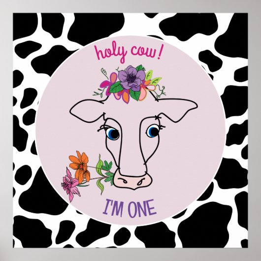 Heilige Koe Ik ben een Poster (Voorkant)