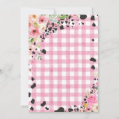 Heilige Koe Ik Ben Eén Roze Bloem Boerderij Verjaa Kaart (Achterkant)