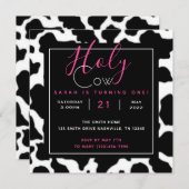 Heilige Koe Ik ben één uitnodiging (Voorkant / Achterkant)