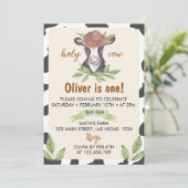 Heilige Koe Ik ben een uitnodiging van één dag (Staand voorkant)