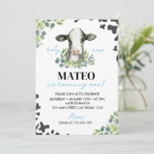 Heilige Koe Ik ben een uitnodiging van één dag (Staand voorkant)