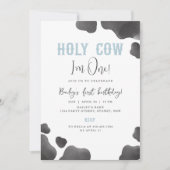 Heilige Koe, ik ben een verjaardagsfeestje Kaart (Voorkant)