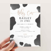 Heilige Koe, ik ben één verjaardagsuitnodiging, Ko Kaart