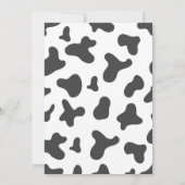 Heilige Koe Ik ben Koe Uitnodiging eerste verjaard (Achterkant)