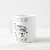 Heilige Koe Ik ben nu 40 grappige 40ste verjaardag Koffiemok (Voorkant links)