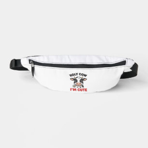 Heilige Koe Ik Ben Schattig Grappige Koe Vintage G Heuptasje