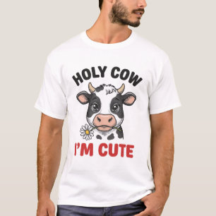 Heilige Koe Ik Ben Schattig Grappige Koe Vintage G T-shirt