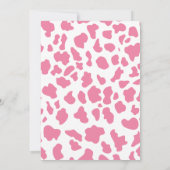 Heilige Koe, ik ben twee roze coquette verjaardags Kaart (Achterkant)