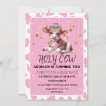 Heilige Koe, ik ben twee roze coquette verjaardags