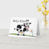 Heilige Koe, ik ben uw verjaardag vergeten Kaart (Gele Bloem)