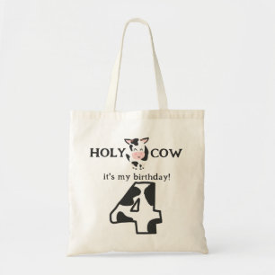 Heilige Koe Ik Ben Vier 4de Verjaardag Boerderij D Tote Bag