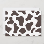 Heilige Koe! Ik draai een 1e verjaardagsfeestje Kaart (Achterkant)