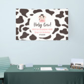 Heilige Koe, ik draai er een! 1e eerste verjaardag Spandoek (Beurs)