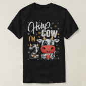 Heilige Koe IM Twee 2 jaar oude Koeien Boerderij t T-shirt (Design voorkant)