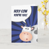 Heilige Koe Je bent 100 grappige over de heuveldag Kaart (Gele Bloem)