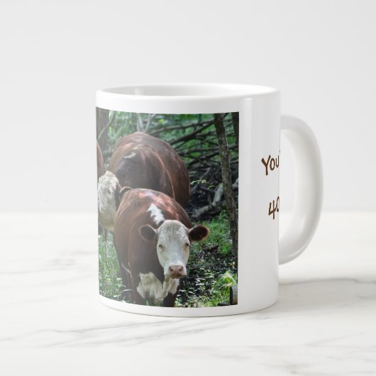 Heilige Koe Je bent 40-jarige Mok (Voorkant rechts)