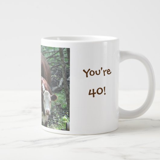 Heilige Koe Je bent 40-jarige Mok (Rechts)